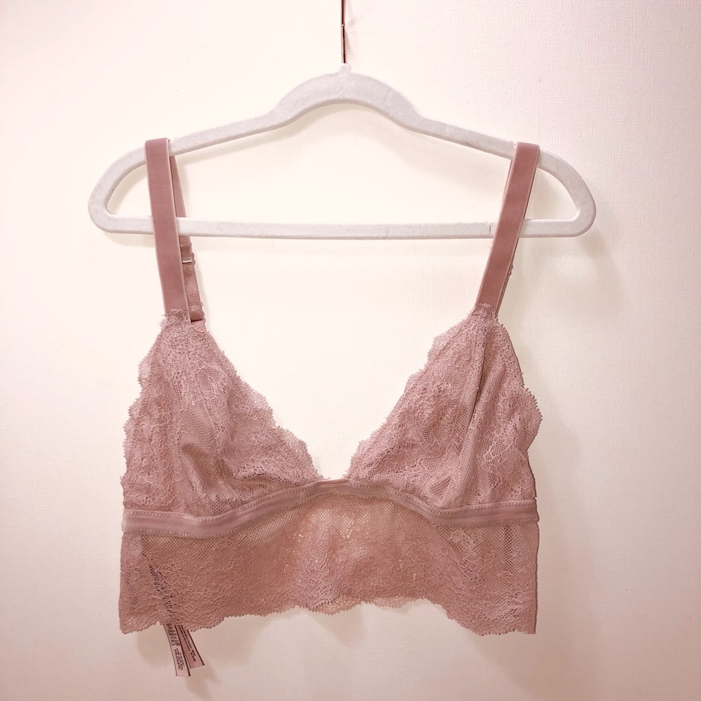 Victoria’s Secret | Light Pink Lace Bralette Top | size S